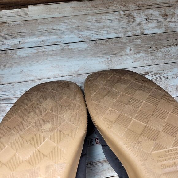 Dearfoams Men's Size 11-12 L Andre Lounge Nylon Black Clog Slippers - Picture 10 of 12